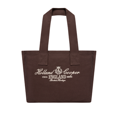 Essential Tote Bag Chocolate Ecru
