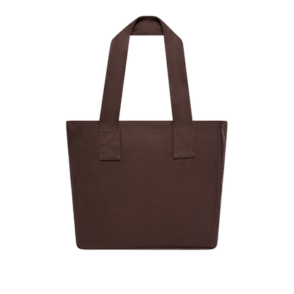 Essential Tote Bag Chocolate Ecru