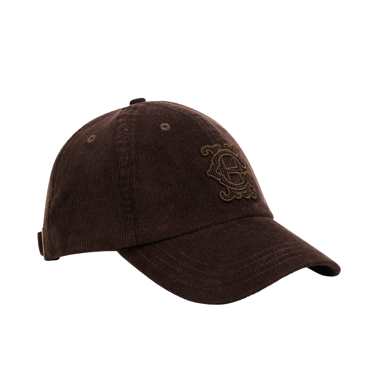 Corduroy Heraldic Cap Chocolate