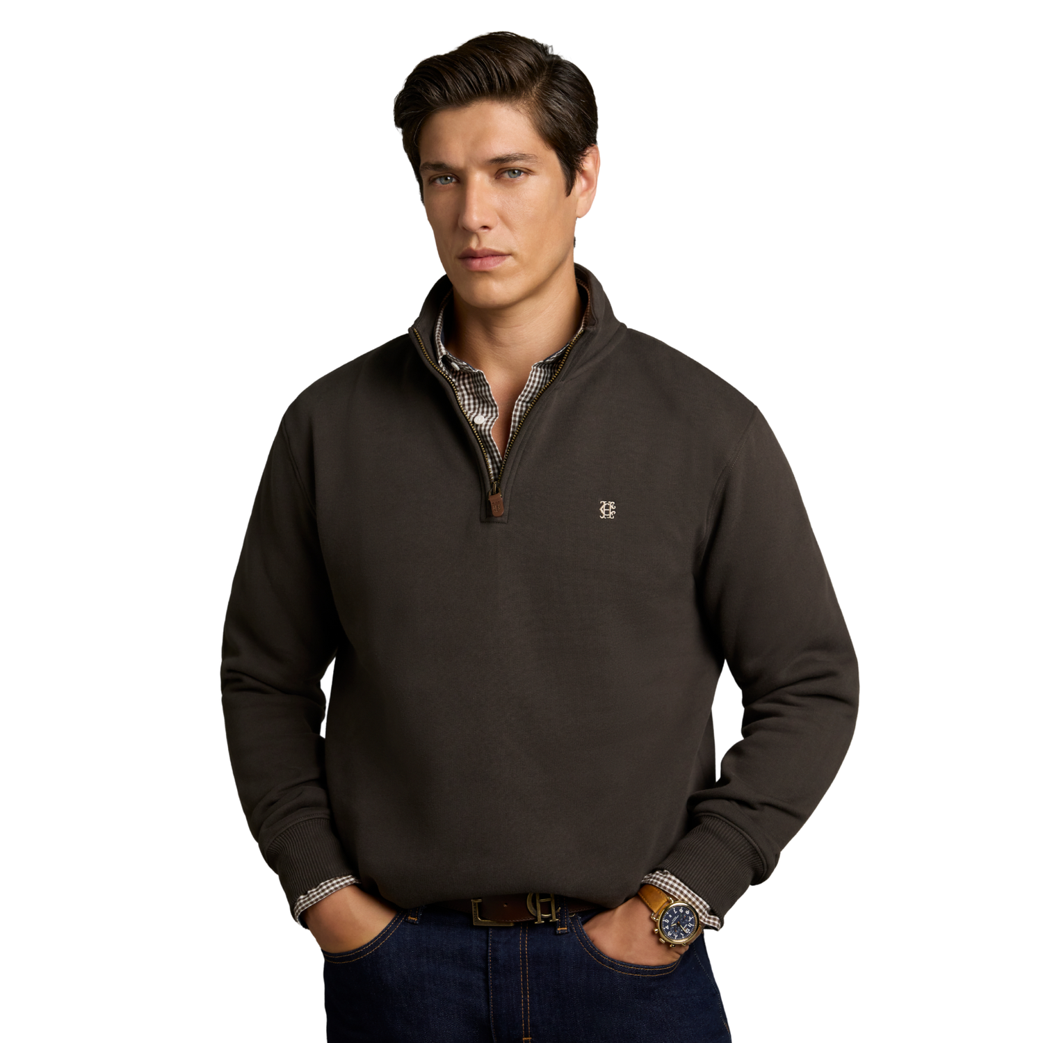 Classic Quarter Zip Sweat Bourneville