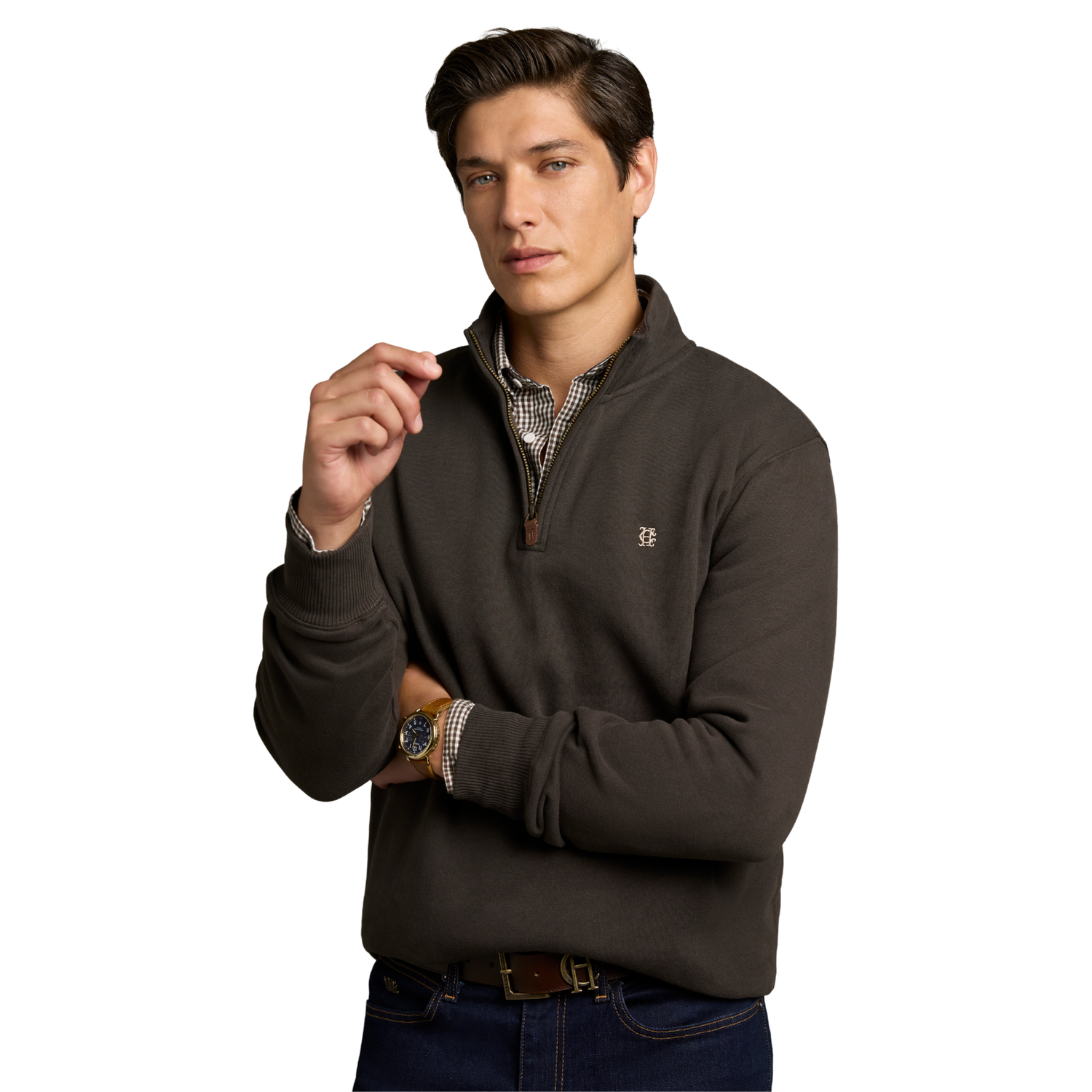 Classic Quarter Zip Sweat Bourneville