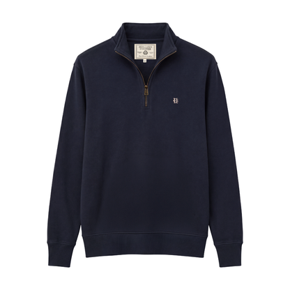 Classic Quarter Zip Sweat Ink Navy