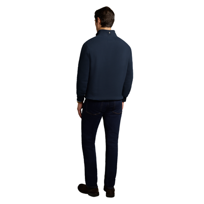 Heritage Quarter Zip Sweat Navy