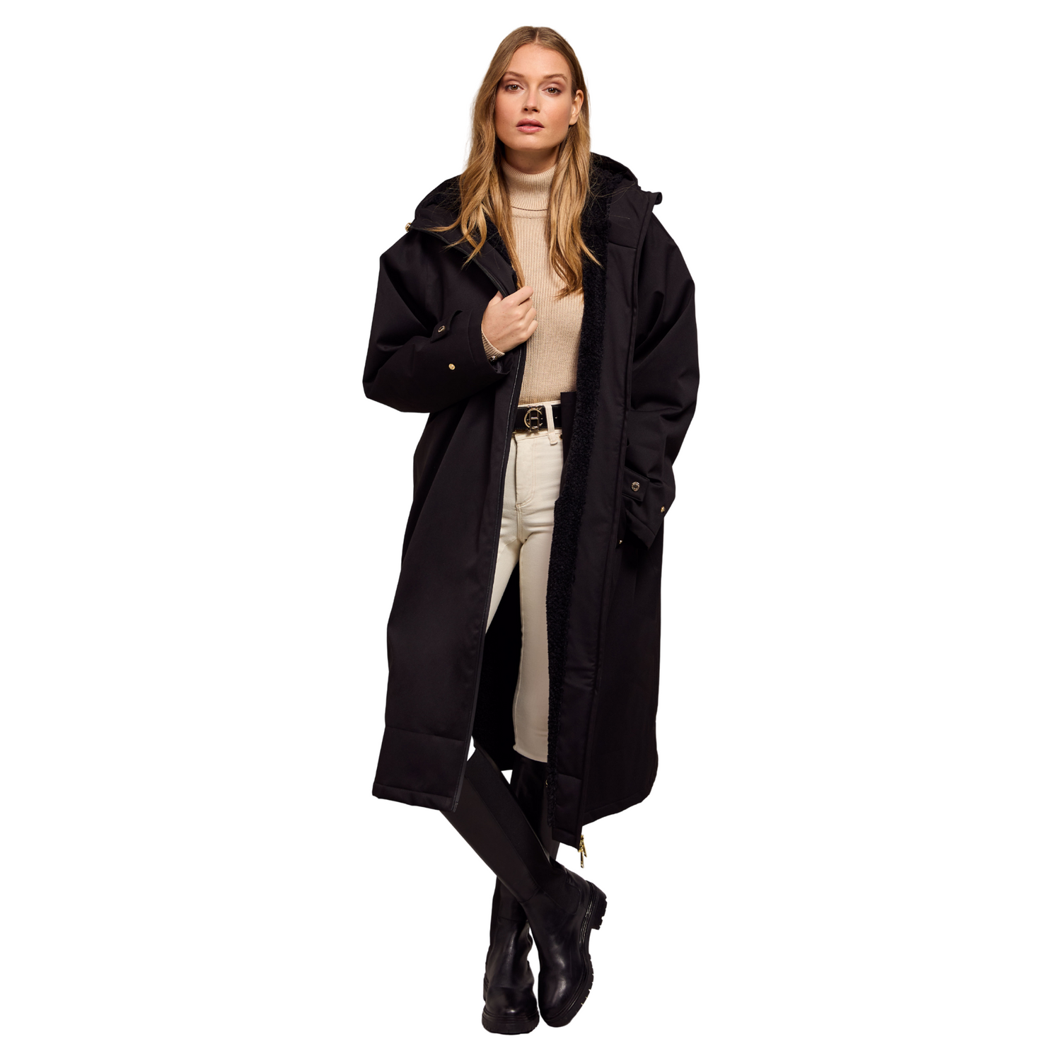 One-Size Waterproof Coat Black
