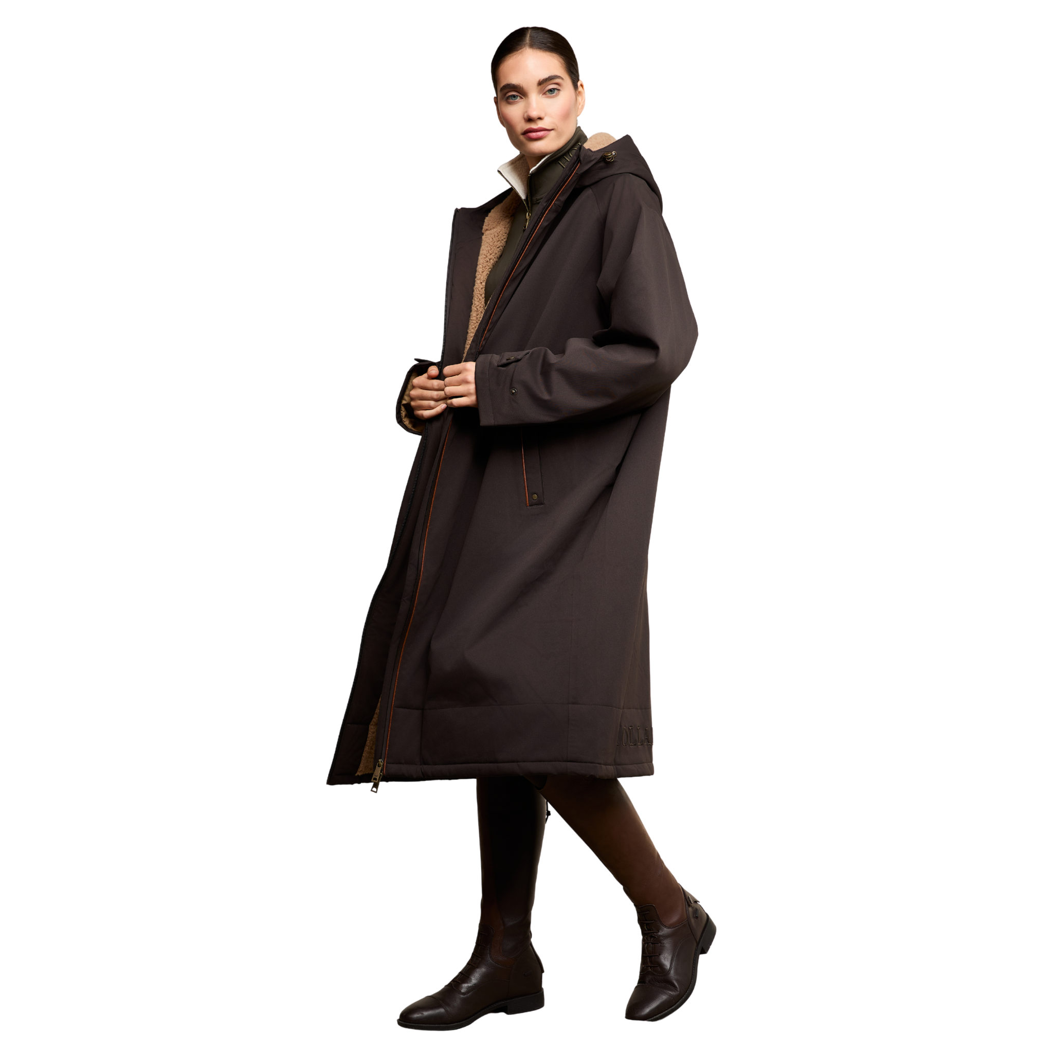 One-Size Waterproof Coat Chocolate