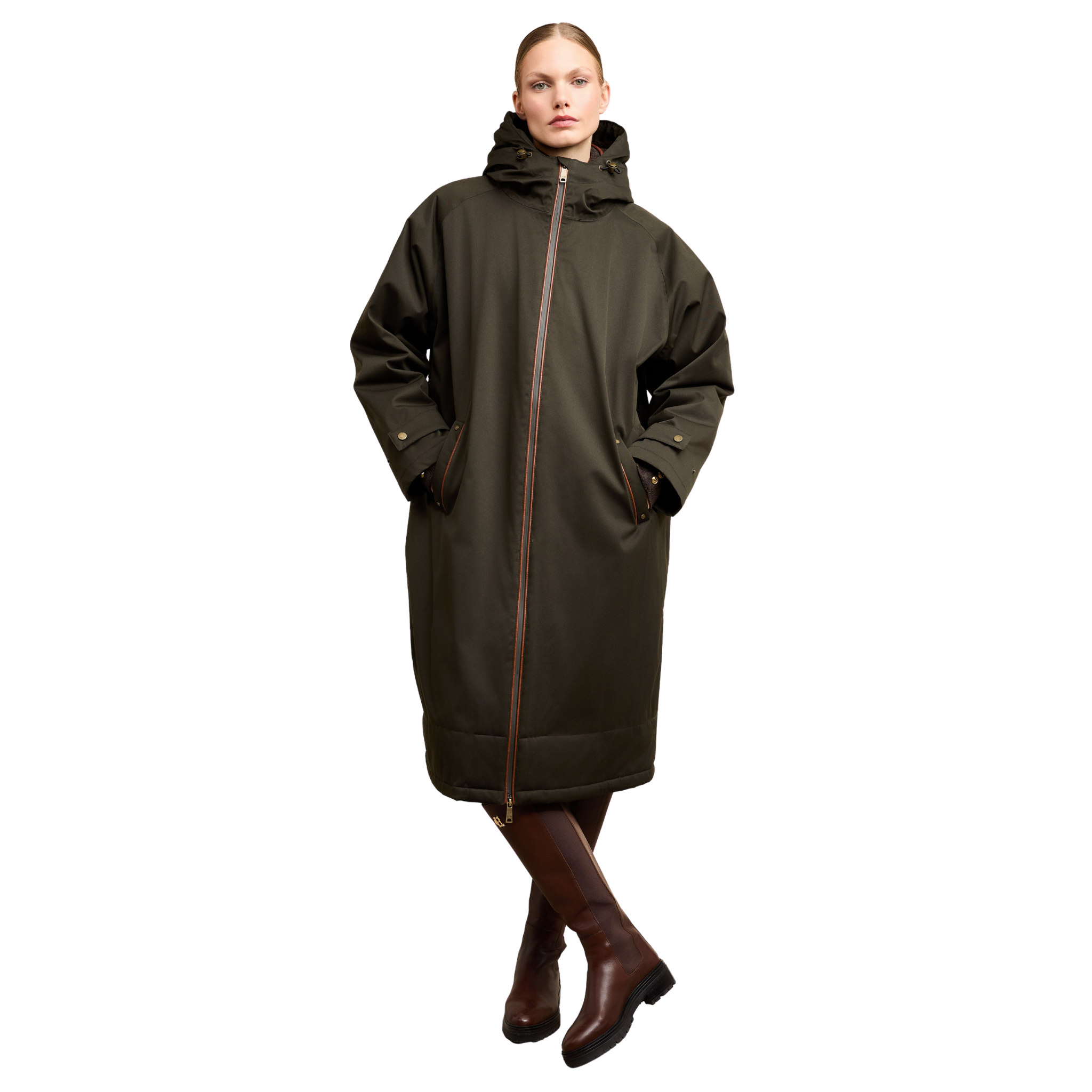 One-Size Waterproof Coat Khaki