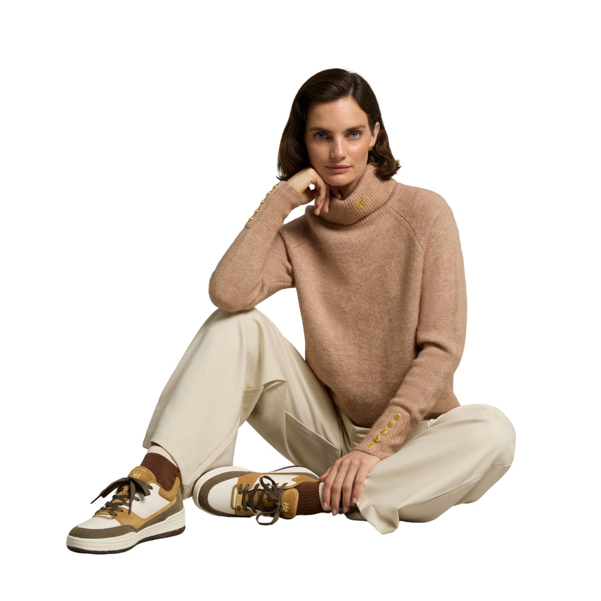 Retro Trainer Mole Tan