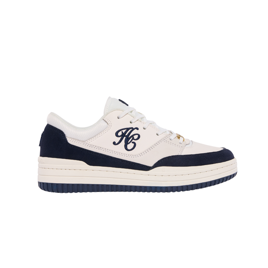 Retro Trainer White Navy