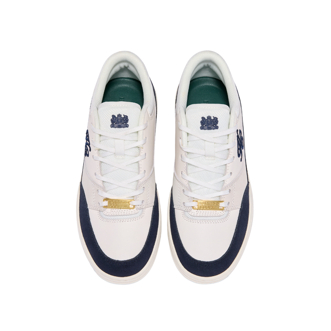 Retro Trainer White Navy