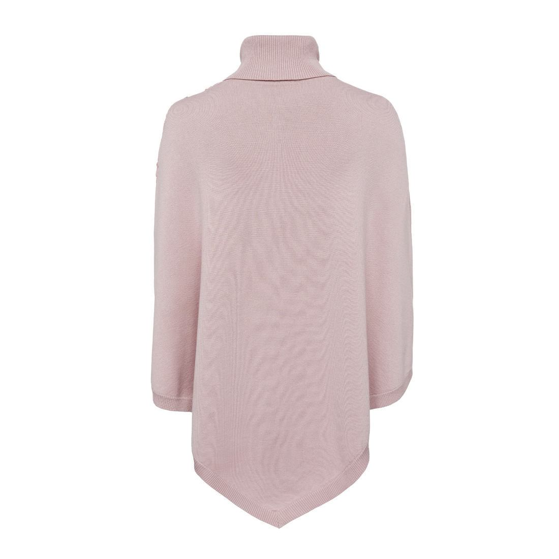 Roll Neck Cape Soft Pink
