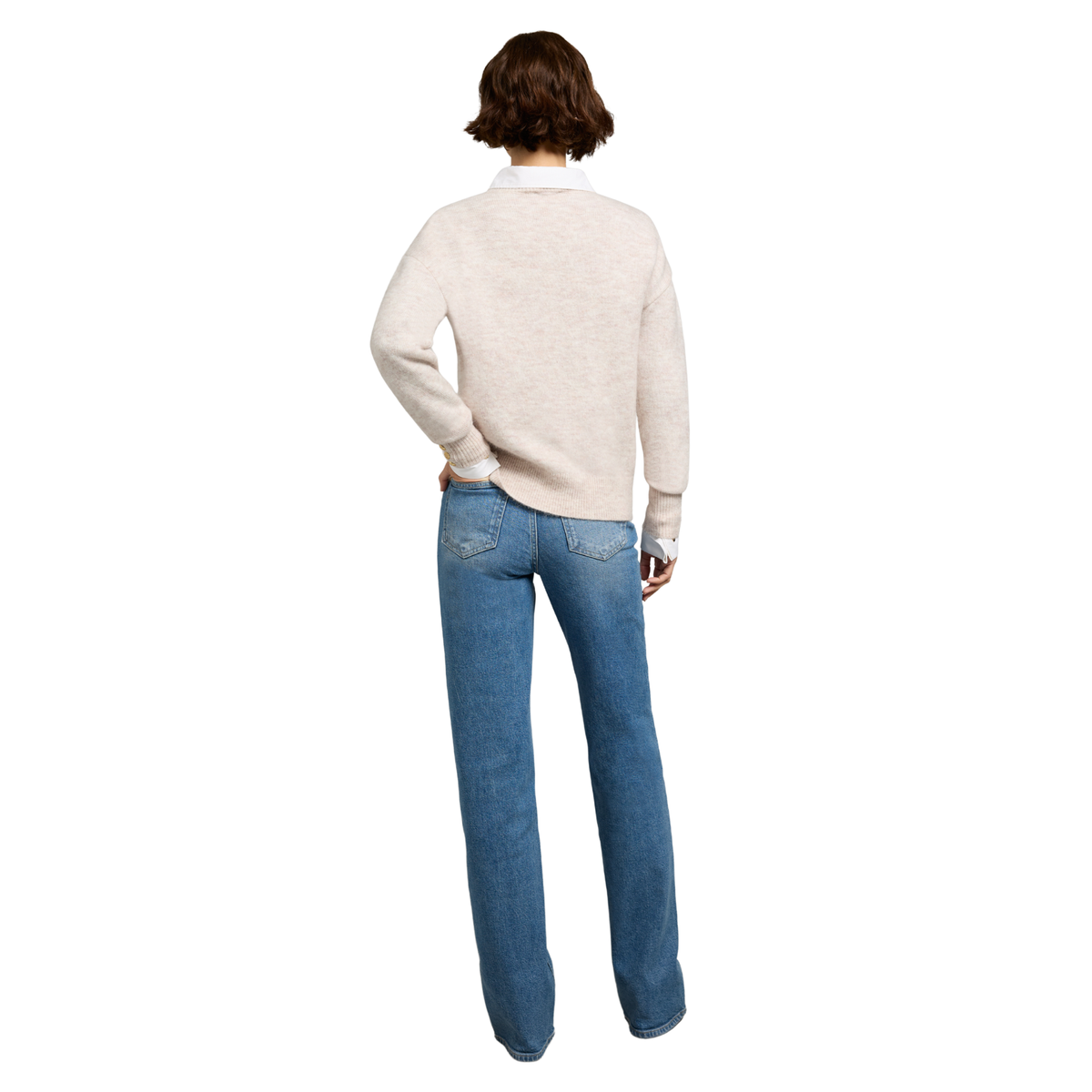 Tori Crew Neck Knit Barley
