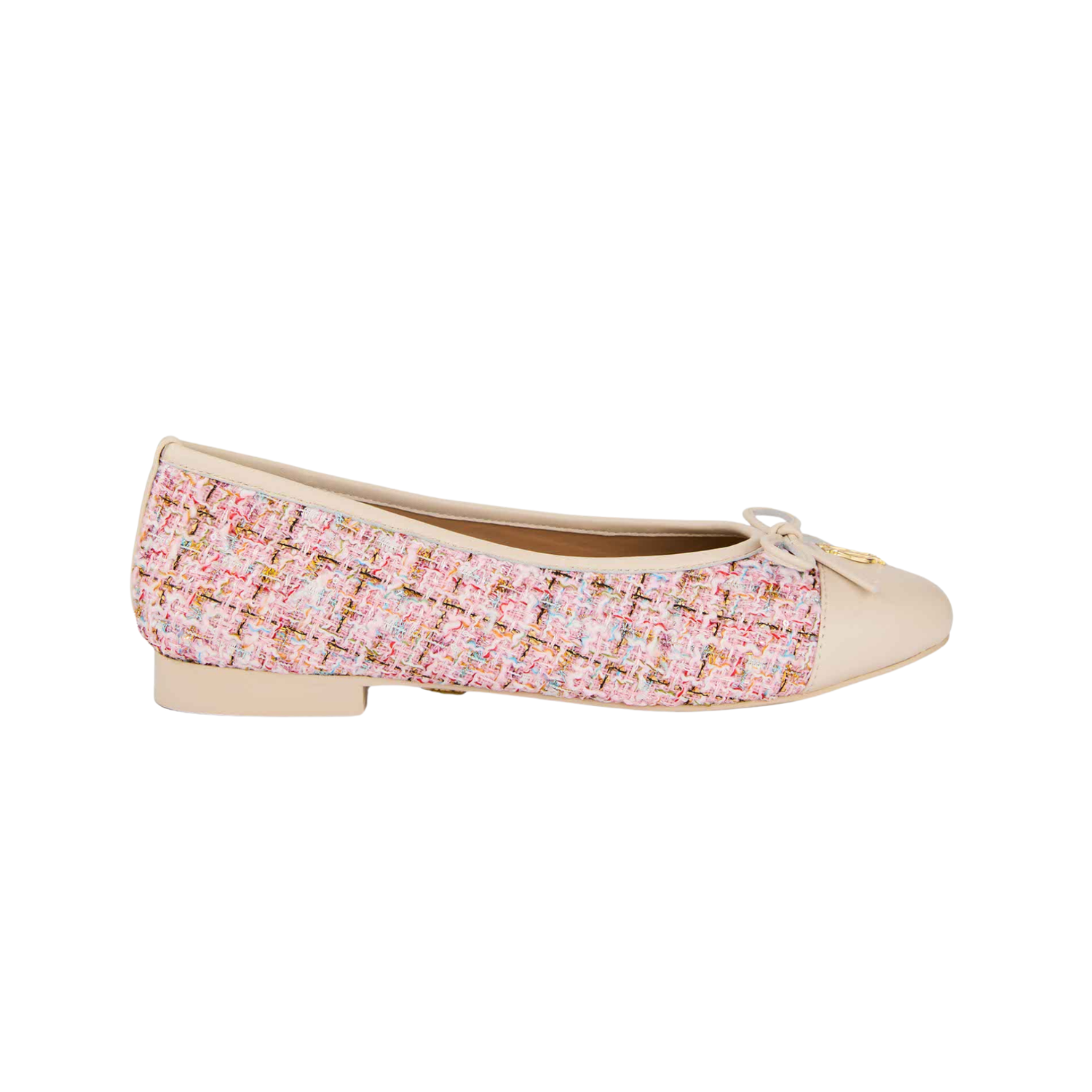 Ballet Shoe Pink Sparkle Boucle