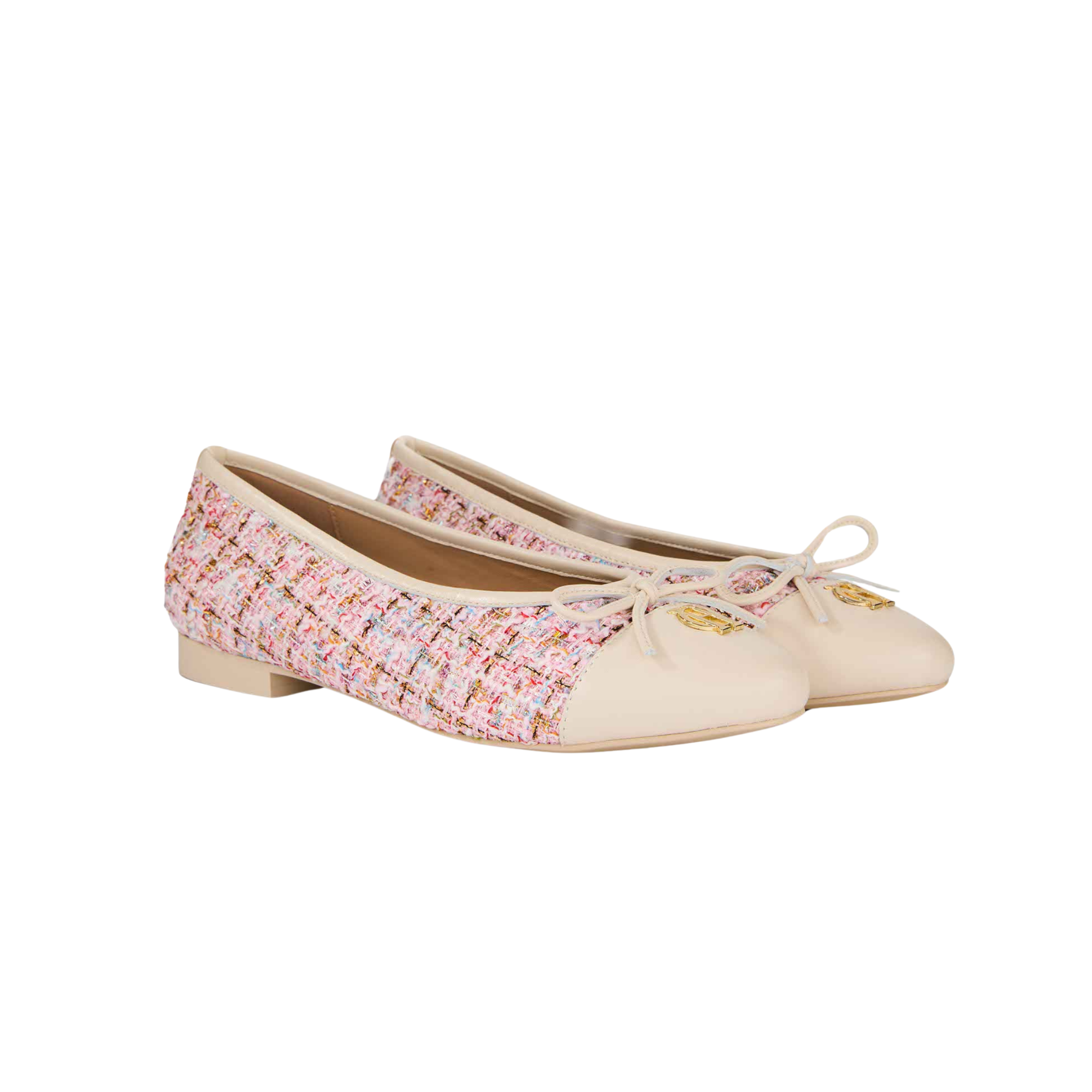 Ballet Shoe Pink Sparkle Boucle