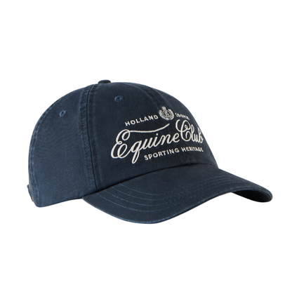 Equine Club Cap Ink Navy Ecru