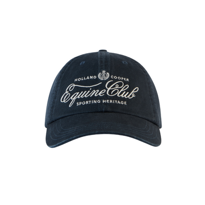 Equine Club Cap Ink Navy Ecru