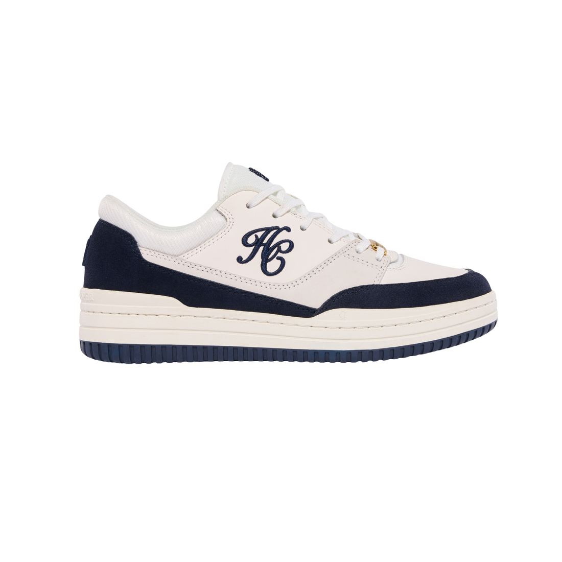 Retro Trainer White Navy