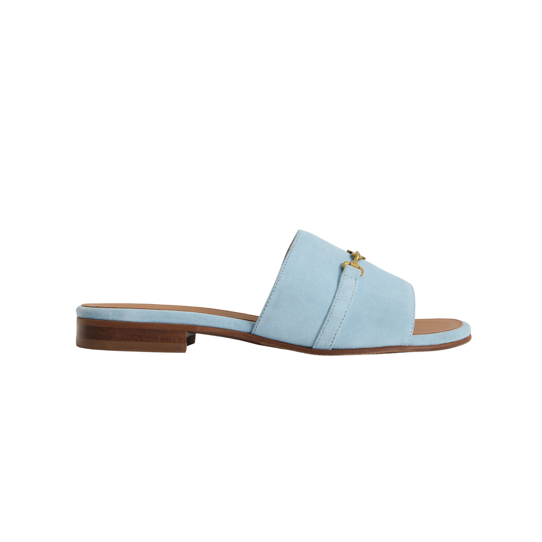 Heacham Sandal Sky Blue Suede