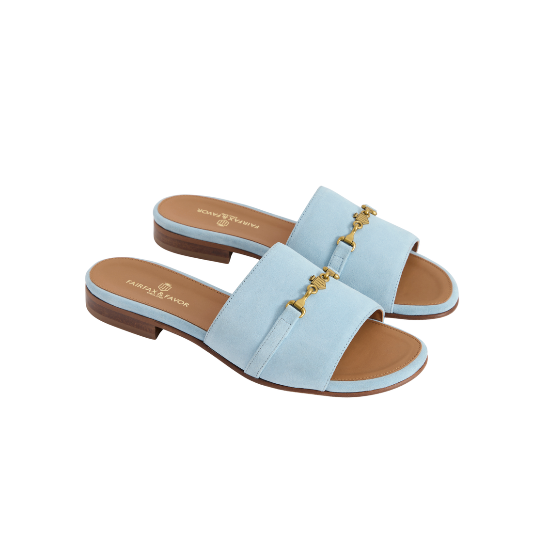 Heacham Sandal Sky Blue Suede