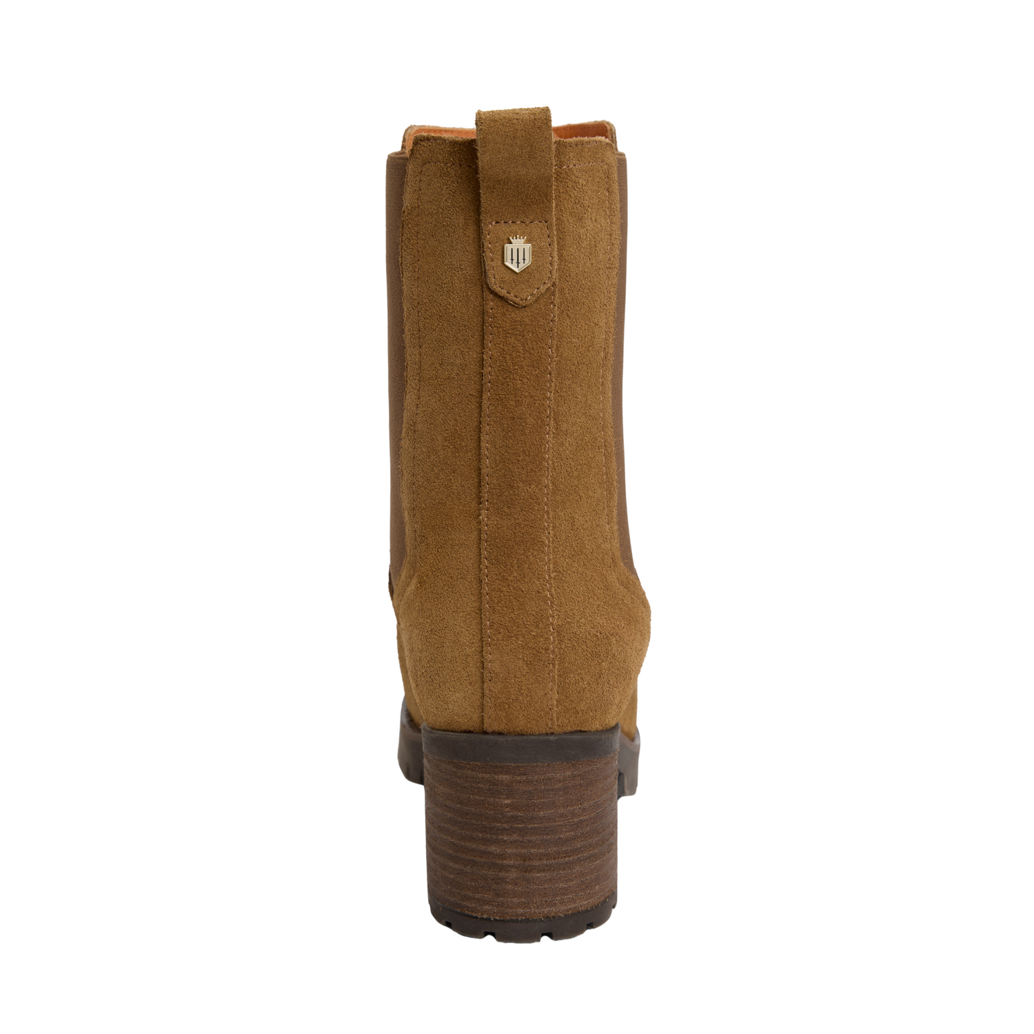 Heeled Boudica Tan Suede
