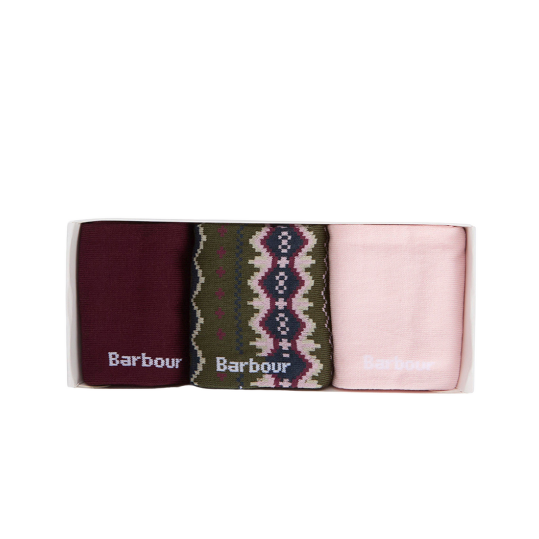 Barbour Helen Fair Isle Sock Gift Set