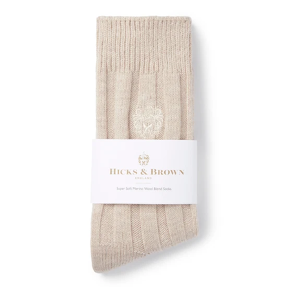 Hicks &amp; Brown Socks Oatmeal