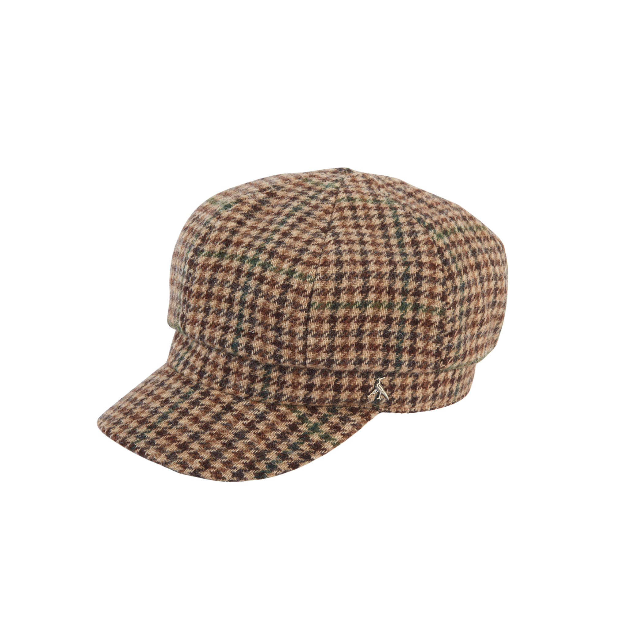 Higham Tweed Ladies Baker Boy Moss