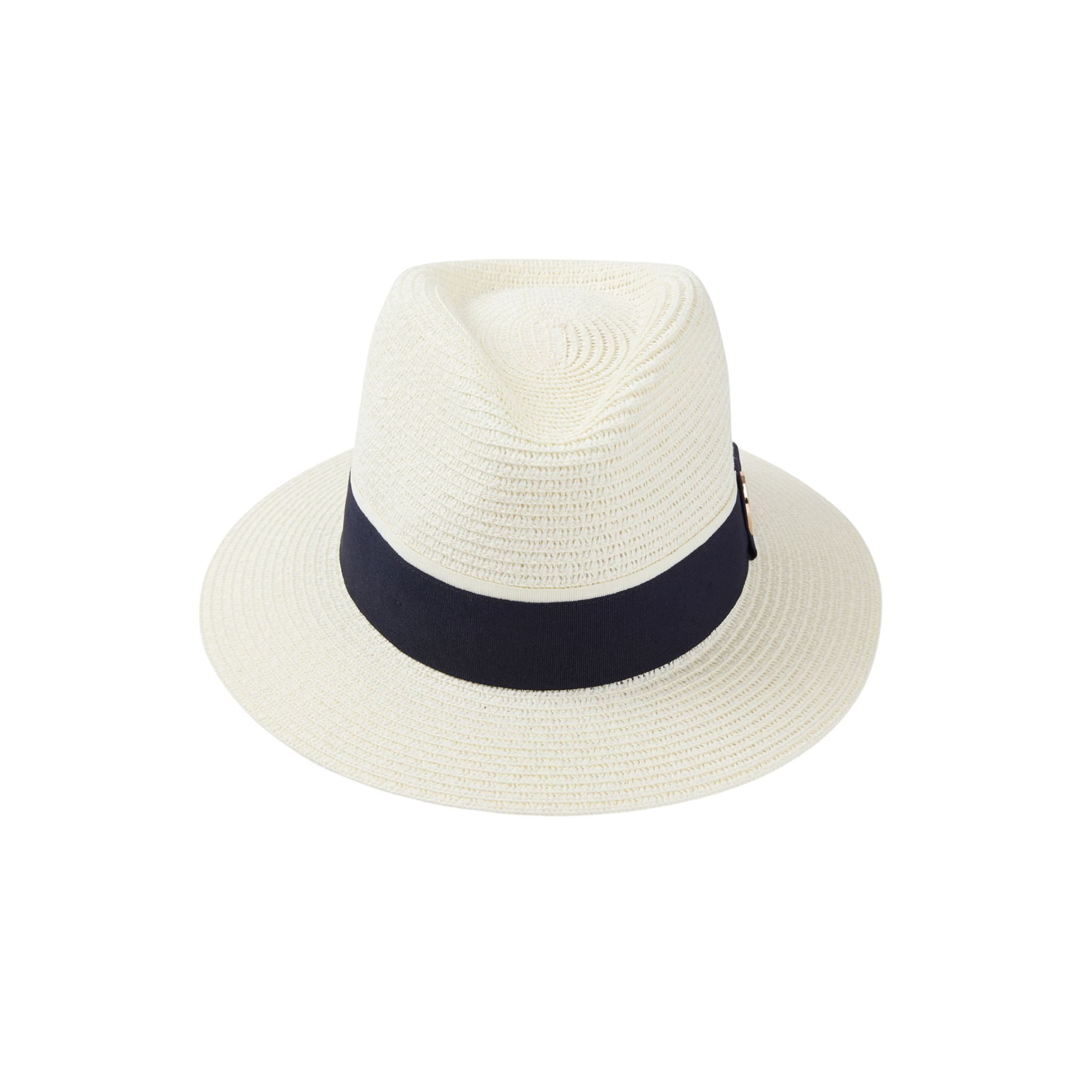 Orford Summer Fedora Cream (Navy Ribbon)