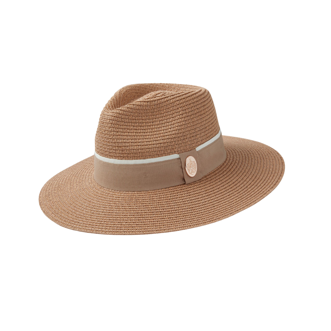 Hemley Summer Fedora Natural (Fawn Ribbon)