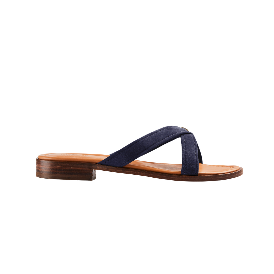 Holkham Sandal Navy Suede