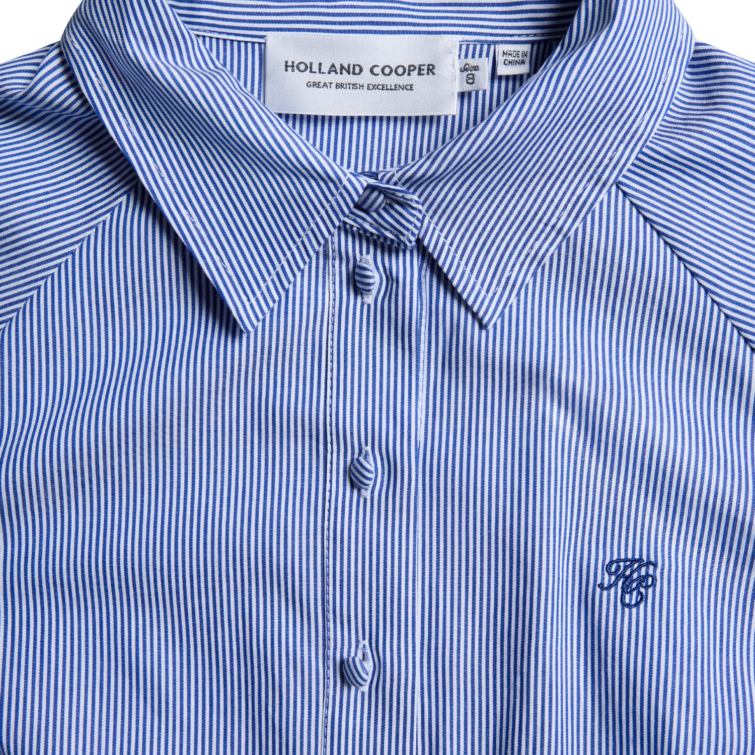 Aimee Dress Blue Stripe