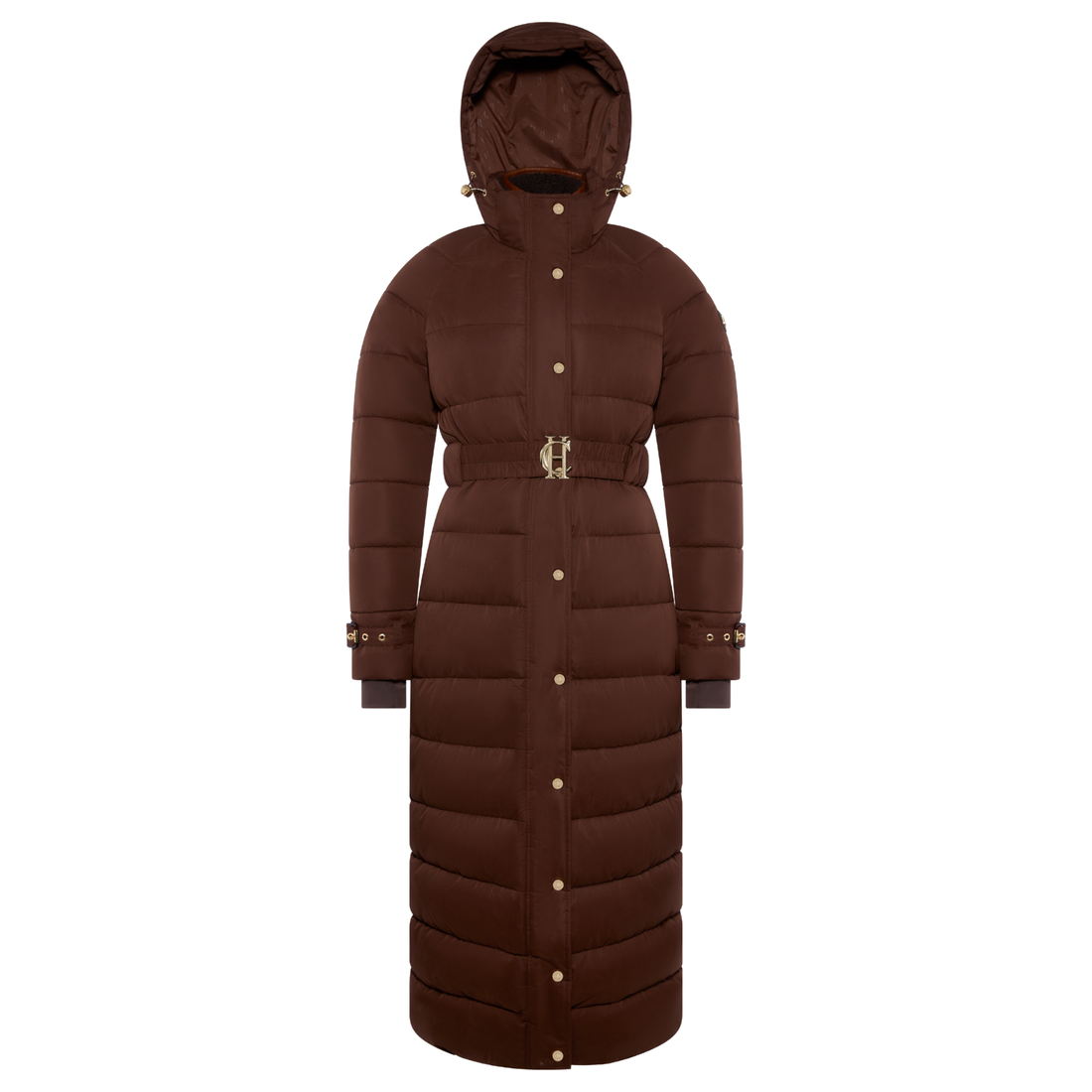 Arosa Luxe Longline Coat Walnut