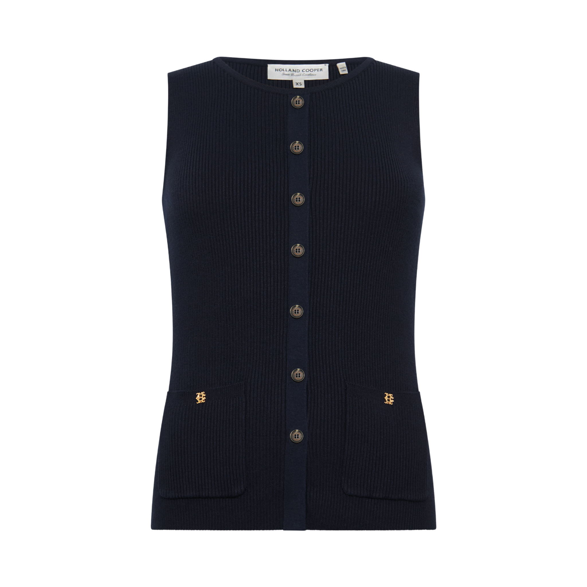 Aubrey Knitted Tank Ink Navy