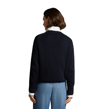Bampton Crew Neck Knit Ink Navy