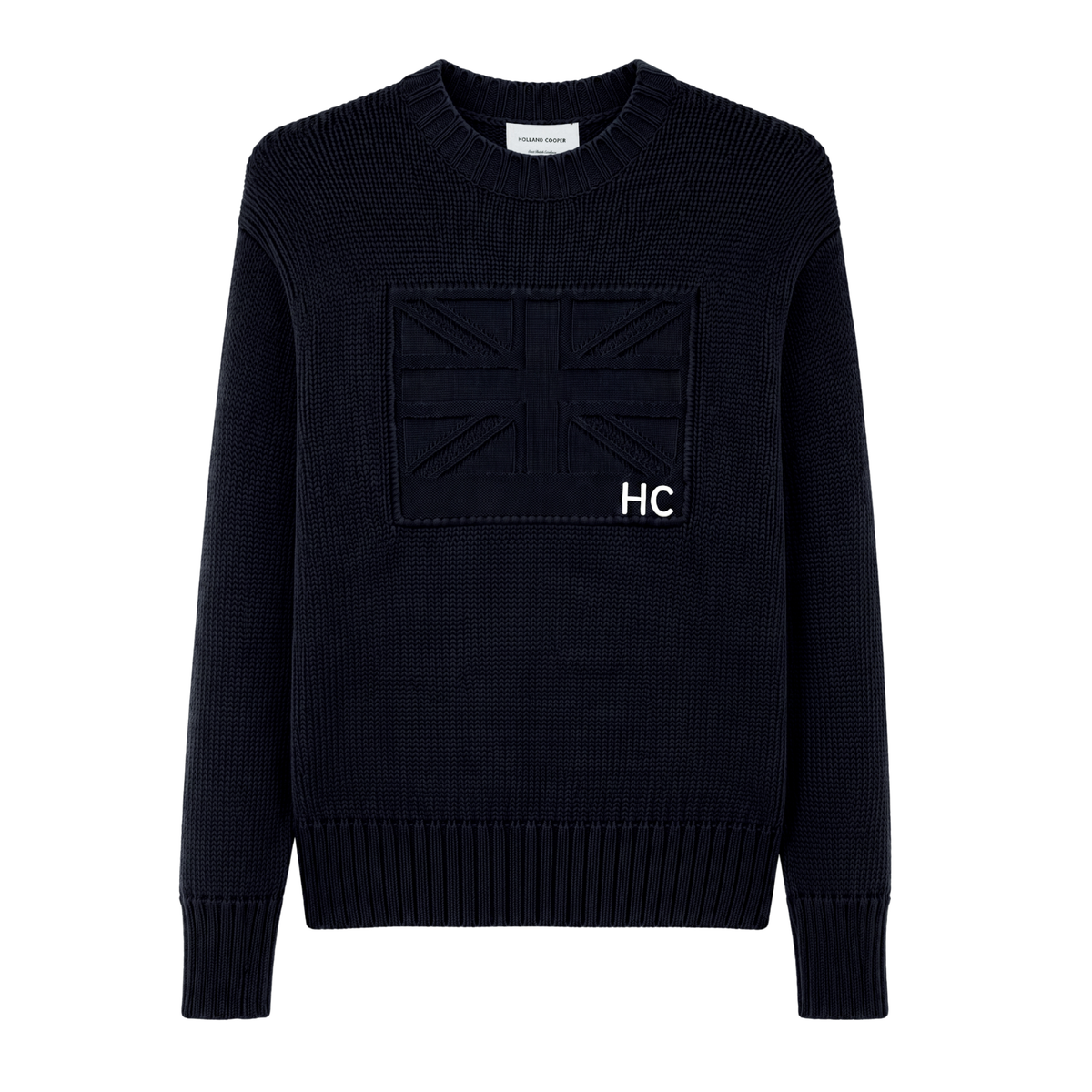 Bampton Crew Neck Knit Ink Navy