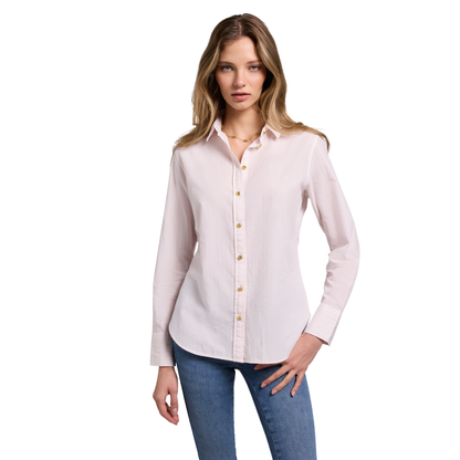 Classic Fit Shirt Soft Pink Stripe