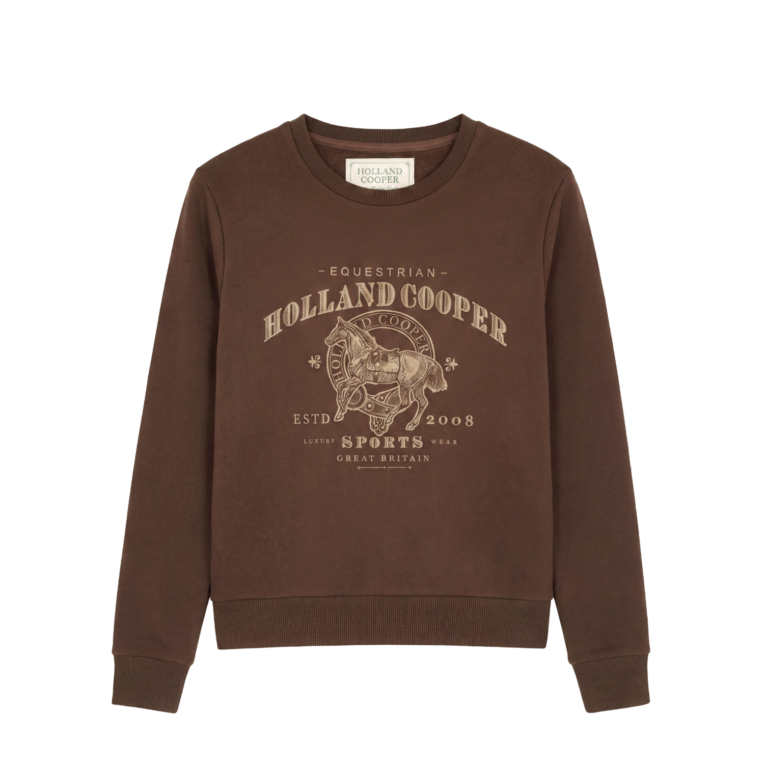 Essential Crew Neck Sweat Chestnut