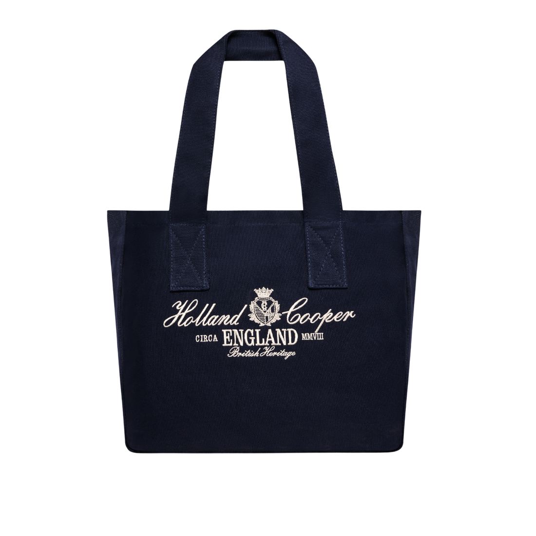 Essential Tote Bag Navy Ecru