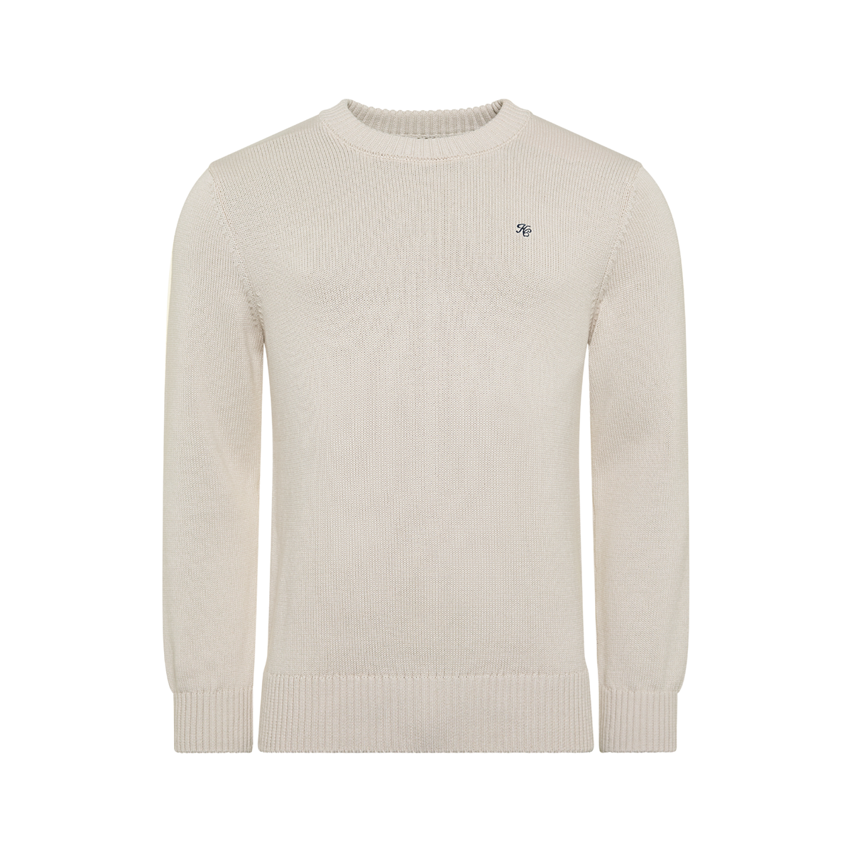 Heritage Crew Neck Knit Stone