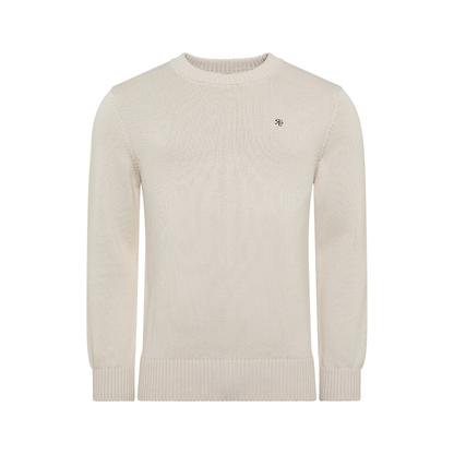 Heritage Crew Neck Knit Stone