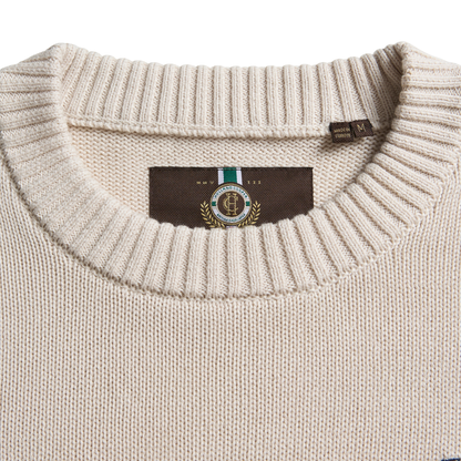 Heritage Crew Neck Knit Stone