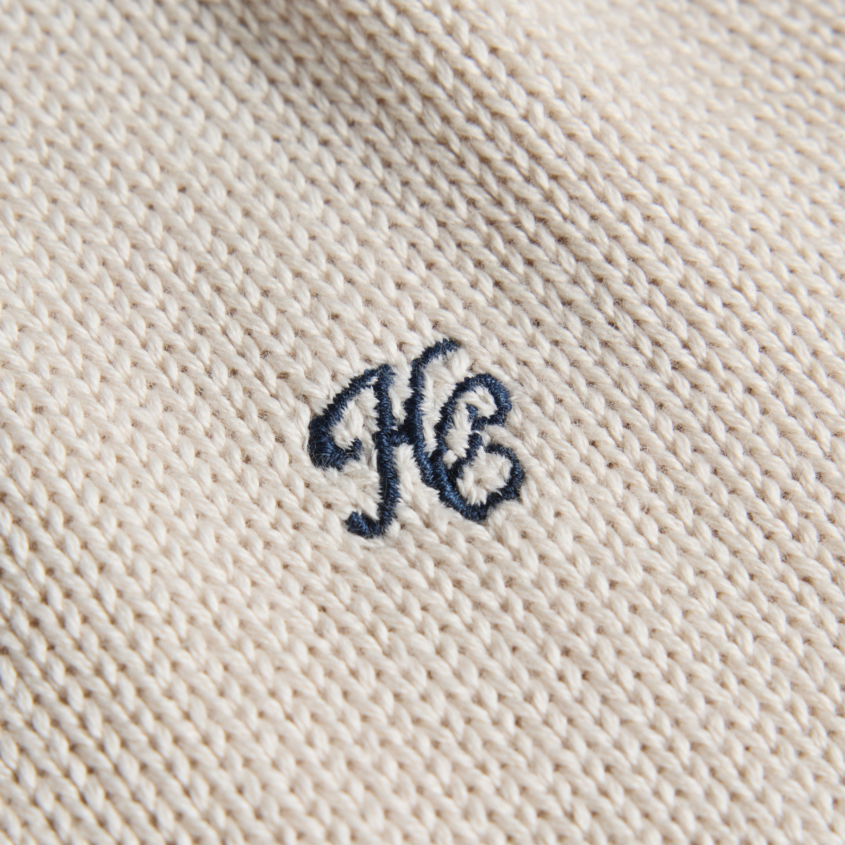 Heritage Crew Neck Knit Stone
