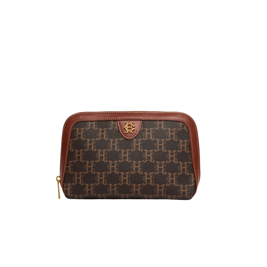 Makeup Pouch Tan Monogram