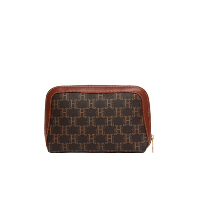 Makeup Pouch Tan Monogram