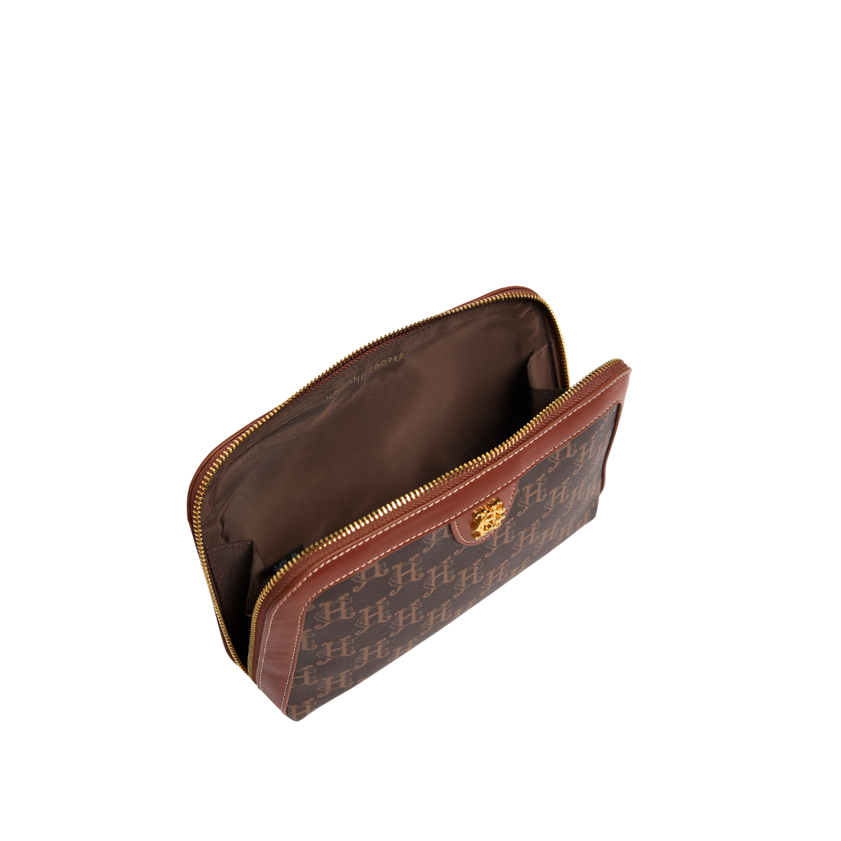 Makeup Pouch Tan Monogram