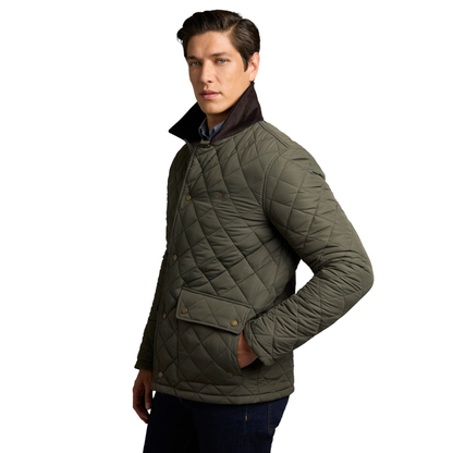 Country Quilted Jacket Khaki