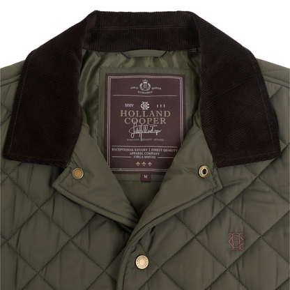 Country Quilted Jacket Khaki