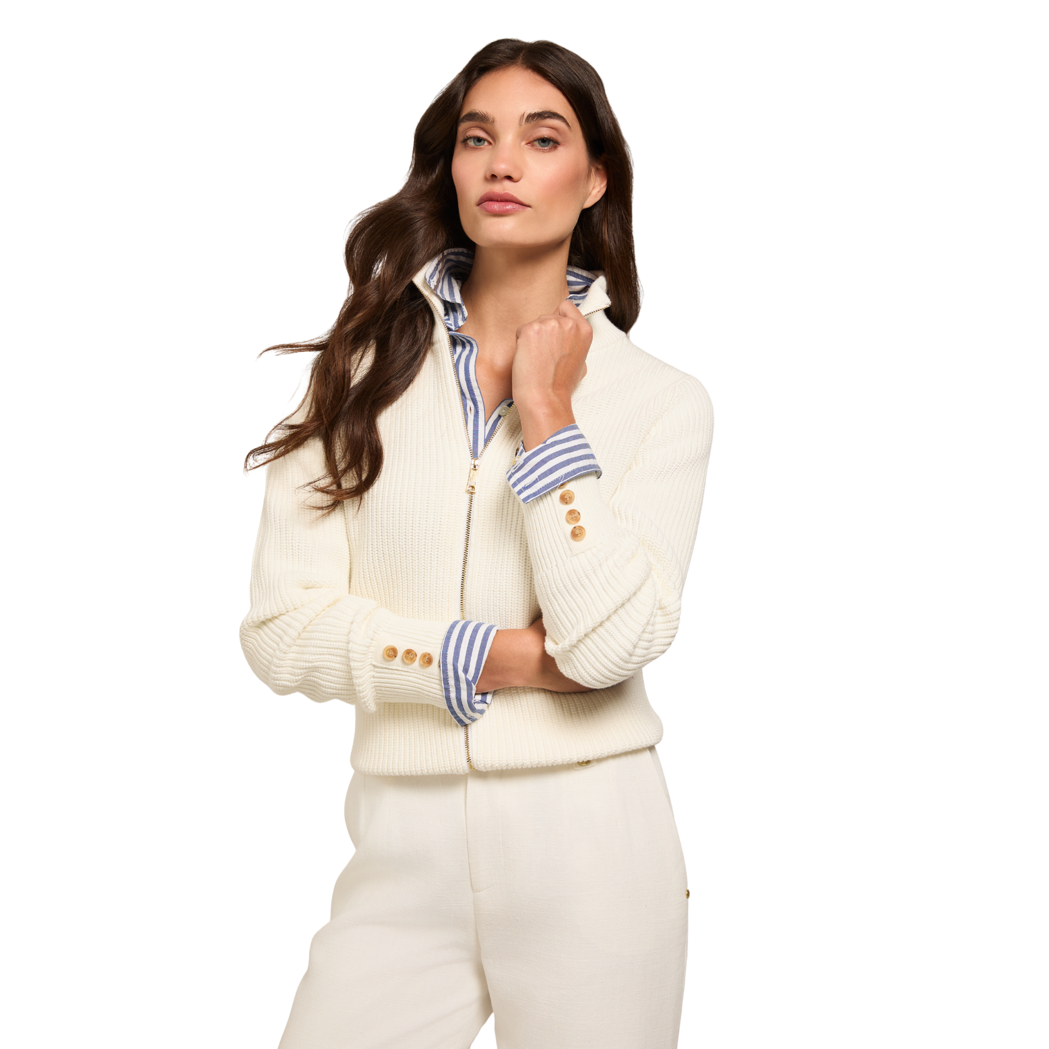 Northleach Cardigan Natural