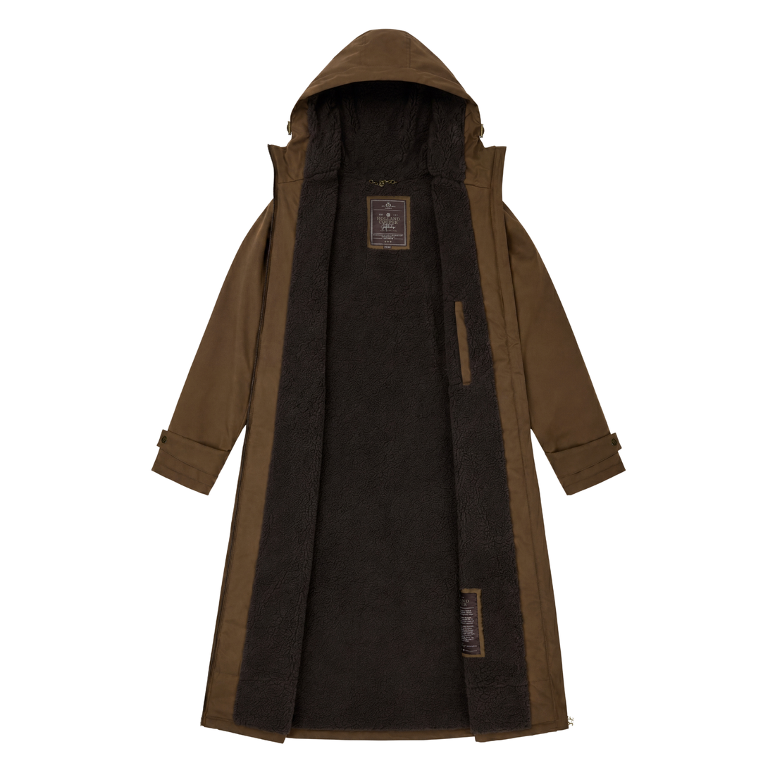 One-Size Waterproof Coat Chestnut