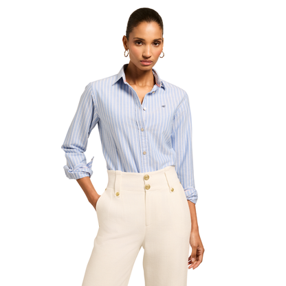 Oxford Shirt Sky Blue Stripe