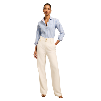 Oxford Shirt Sky Blue Stripe